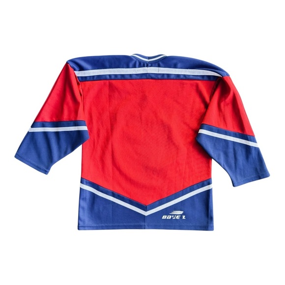 VTG Montreal Rockets QMJHL Bauer Hockey Jersey Boy Size: L/XL - Picture 5 of 5